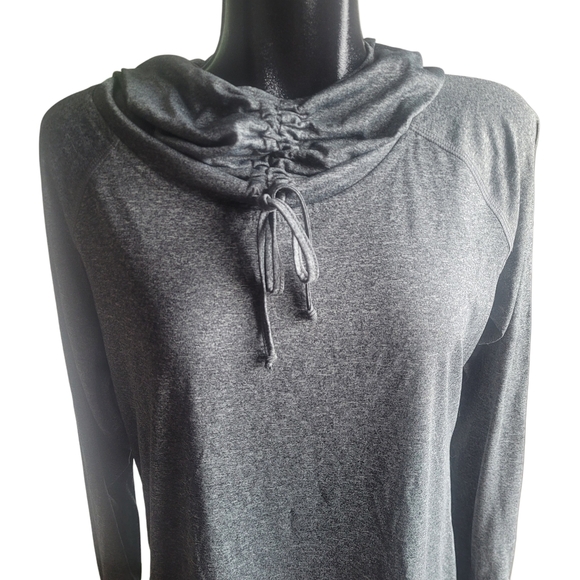 Champion Grey Long Sleeve Hooded Top XXL - Picture 2 of 7